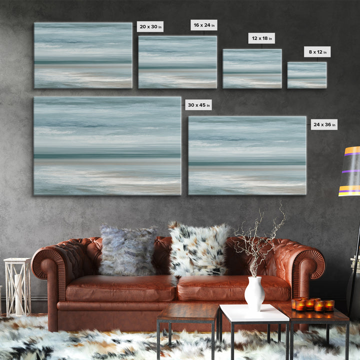 Abstract Breath Waves Canvas Print, Meditation Art, Spiritual Wall Art, Living Room Decor, Abstract Art, Stillness, Boho Decor, MED-3x2-34