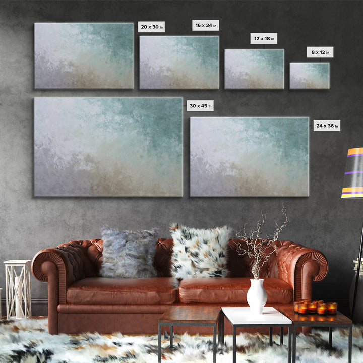 Soft Chakra Color Gradient Without Symbols Overload Canvas Print, Meditation Art, Neutral Wall Art, Living Room Decor, MED-3x2-62