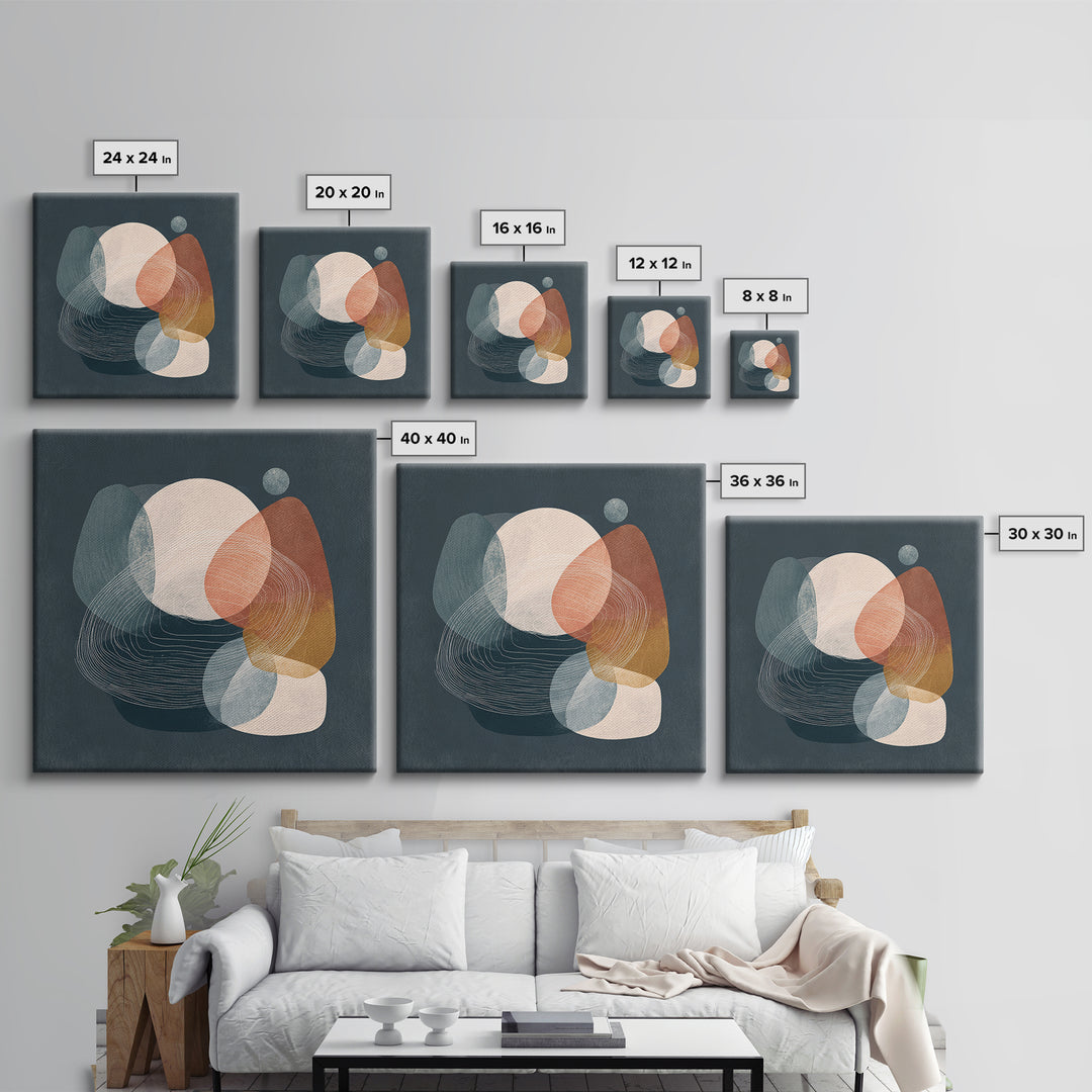 Minimal Abstract Wave Line Canvas Print, Minimalist Art, Minimalist Decor, Living Room Decor, Minimal, Digital Wall Art, MIN-1x1-85