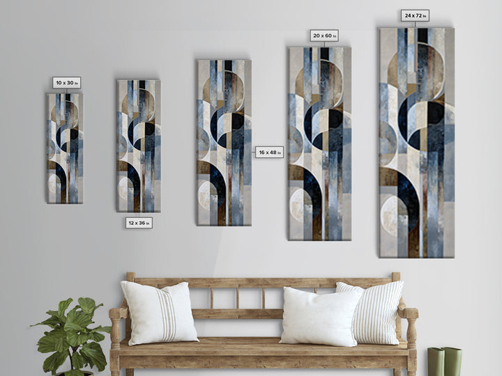 Minimal Abstract Wave Line Canvas Print, Minimalist Art, Modern Decor, Living Room Decor, Abstract Art, Minimal, Poster, MIN-1x3-49