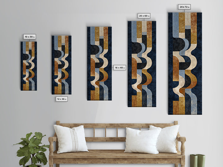 Minimal Abstract Wave Line Canvas Print, Minimalist Art, Boho Decor, Living Room Decor, Fine Art, Minimal, Digital Prints, MIN-1x3-97