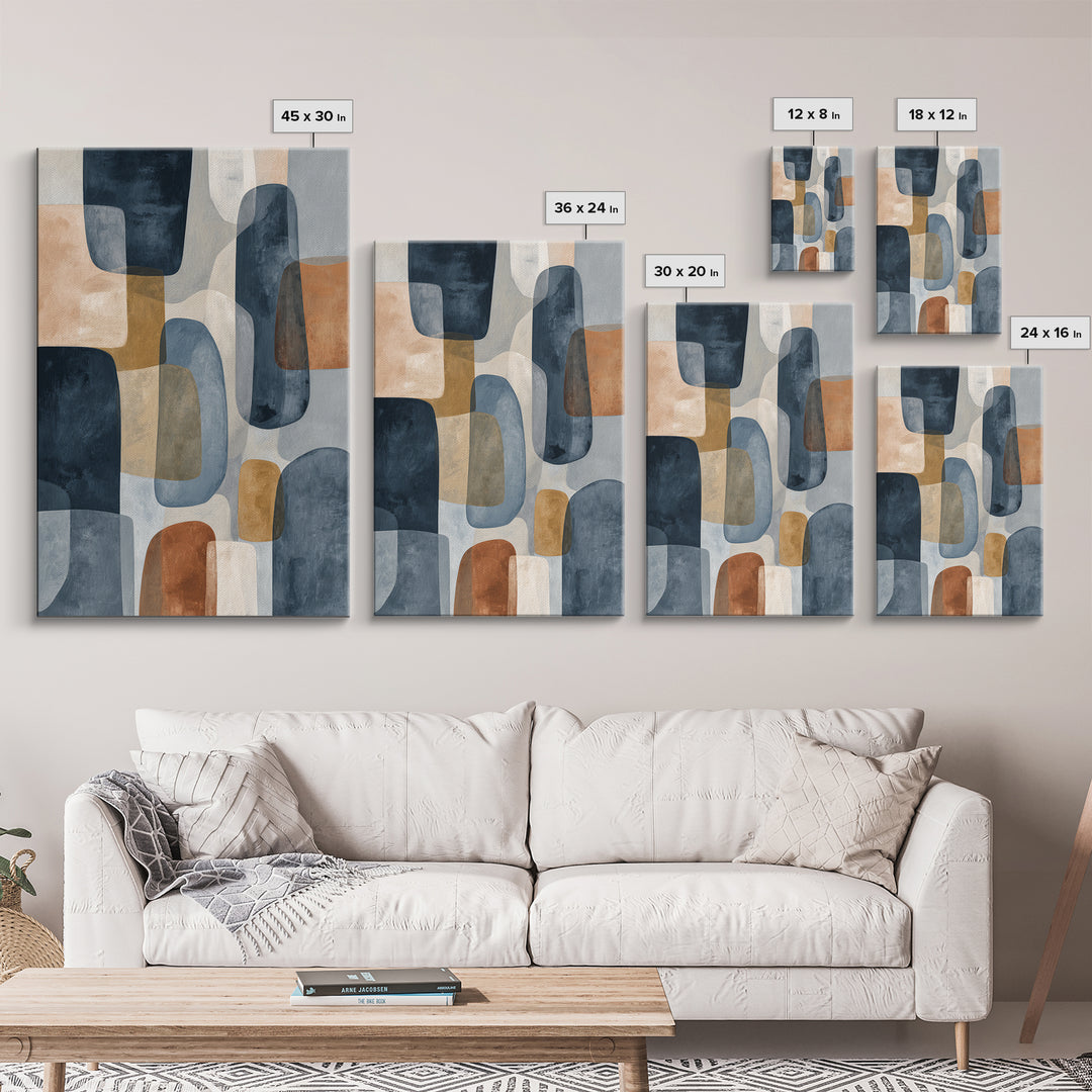 Quiet Stone Stack Canvas Print, Minimalist Art, Abstract Art, Living Room Decor, Minimal, Modern Art, Minimalist Wall Art, MIN-2x3-67