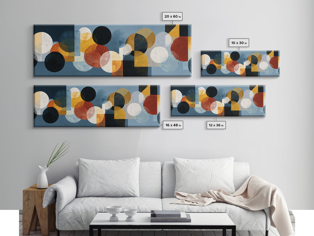 Single Brushstroke Circle Canvas Print, Minimalist Art, Large Wall Art, Living Room Decor, Fine Art, Minimal, Japanese Wall Art, MIN-3x1-38