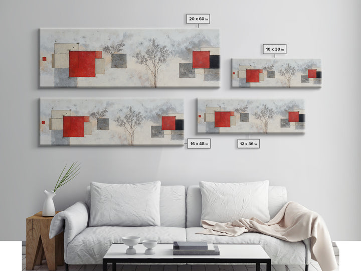 Two Overlapping Organic Shapes Canvas Print, Minimalist Art, Printables, Living Room Decor, Abstract Art, Minimal, MIN-3x1-83