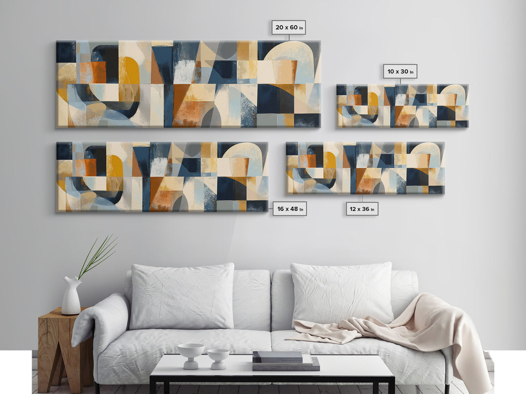 Retro Cocktail Glasses Canvas Print, Midcentury Modern Art, Wall Art, Living Room Decor, Abstract Art, Retro, Movie Poster, MMA-3x1-70