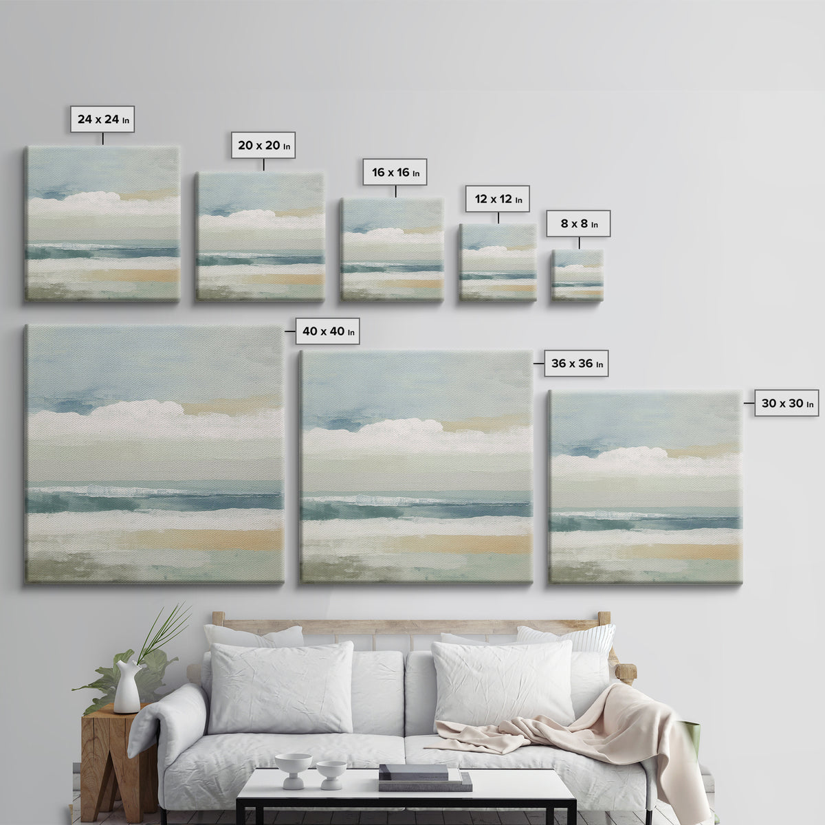Simple Line Figure Canvas Print, Medical Office Art, Science Art, Office Decor, Fine Art, Calm, Textured Painting, MOA-1x1-90