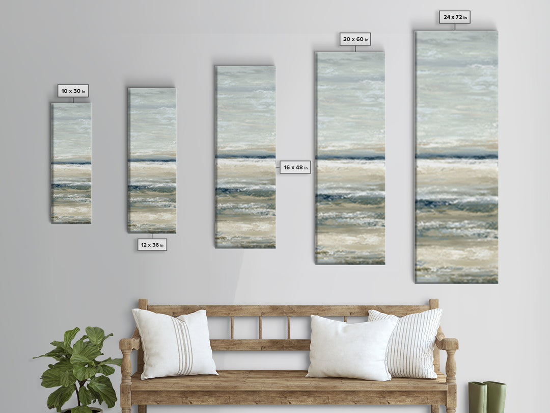 Large Neutral Landscape Canvas Print, Medical Office Art, Room Decor, Office Decor, Fine Art, Calm, Medical Student Gift, MOA-1x3-28