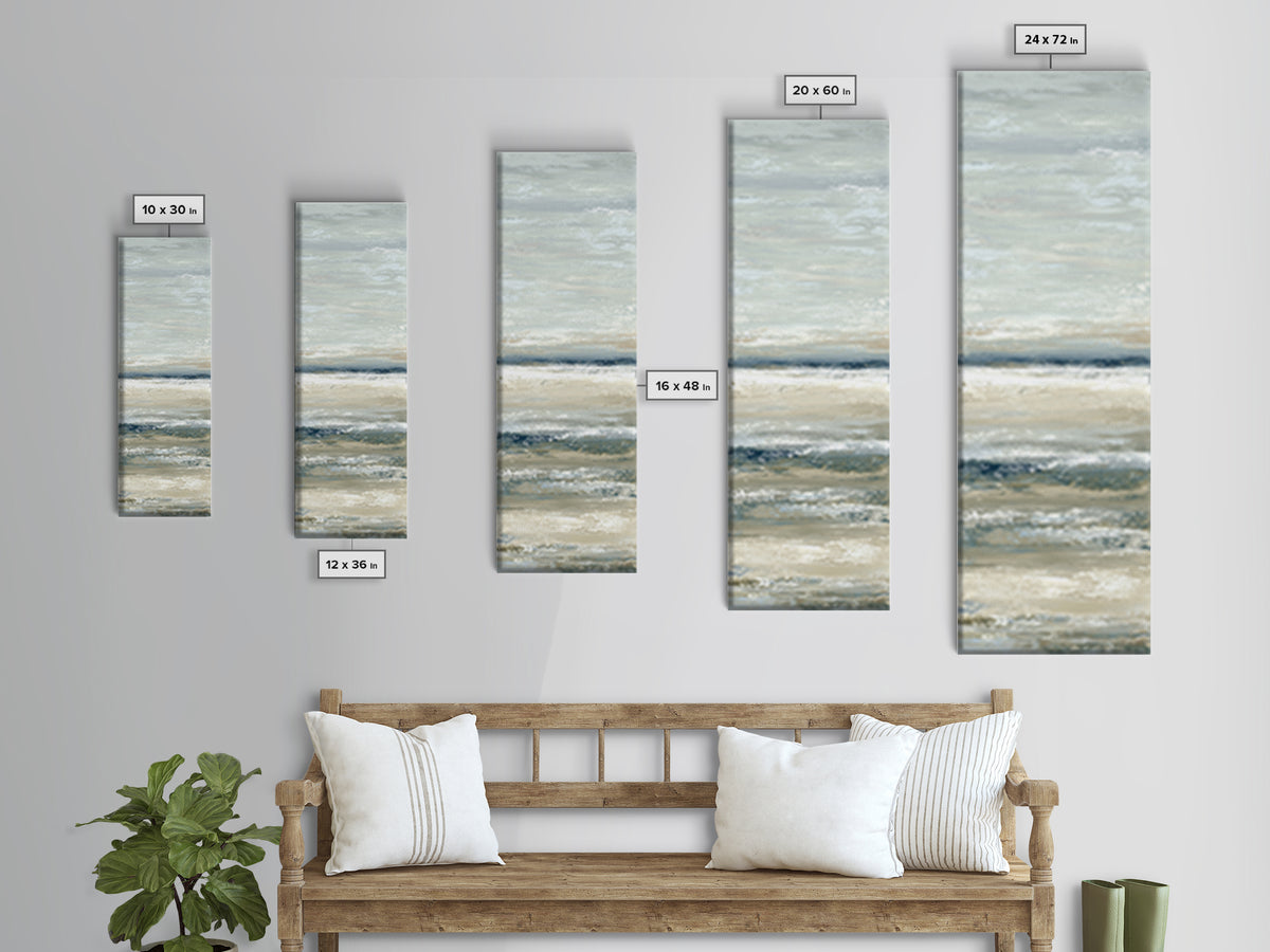 Large Neutral Landscape Canvas Print, Medical Office Art, Room Decor, Office Decor, Fine Art, Calm, Medical Student Gift, MOA-1x3-28