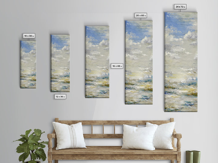 Soft Mountain Landscape Canvas Print, Medical Office Art, Biology Art, Office Decor, Fine Art, Calm, Art Print, Room Decor, MOA-1x3-38