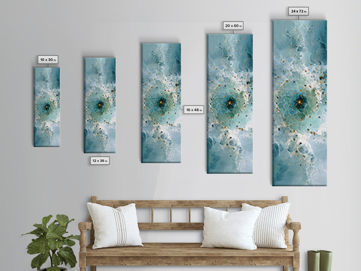 Abstract Healing Spiral Canvas Print, Medical Office Art, Medical Decor, Office Decor, Calm, Science Art, Neuroscience Art, MOA-1x3-51