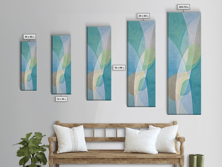 Abstract Healing Spiral Canvas Print, Medical Office Art, Nurse Wall Art, Office Decor, Abstract Art, Calm, Room Decor, MOA-1x3-99