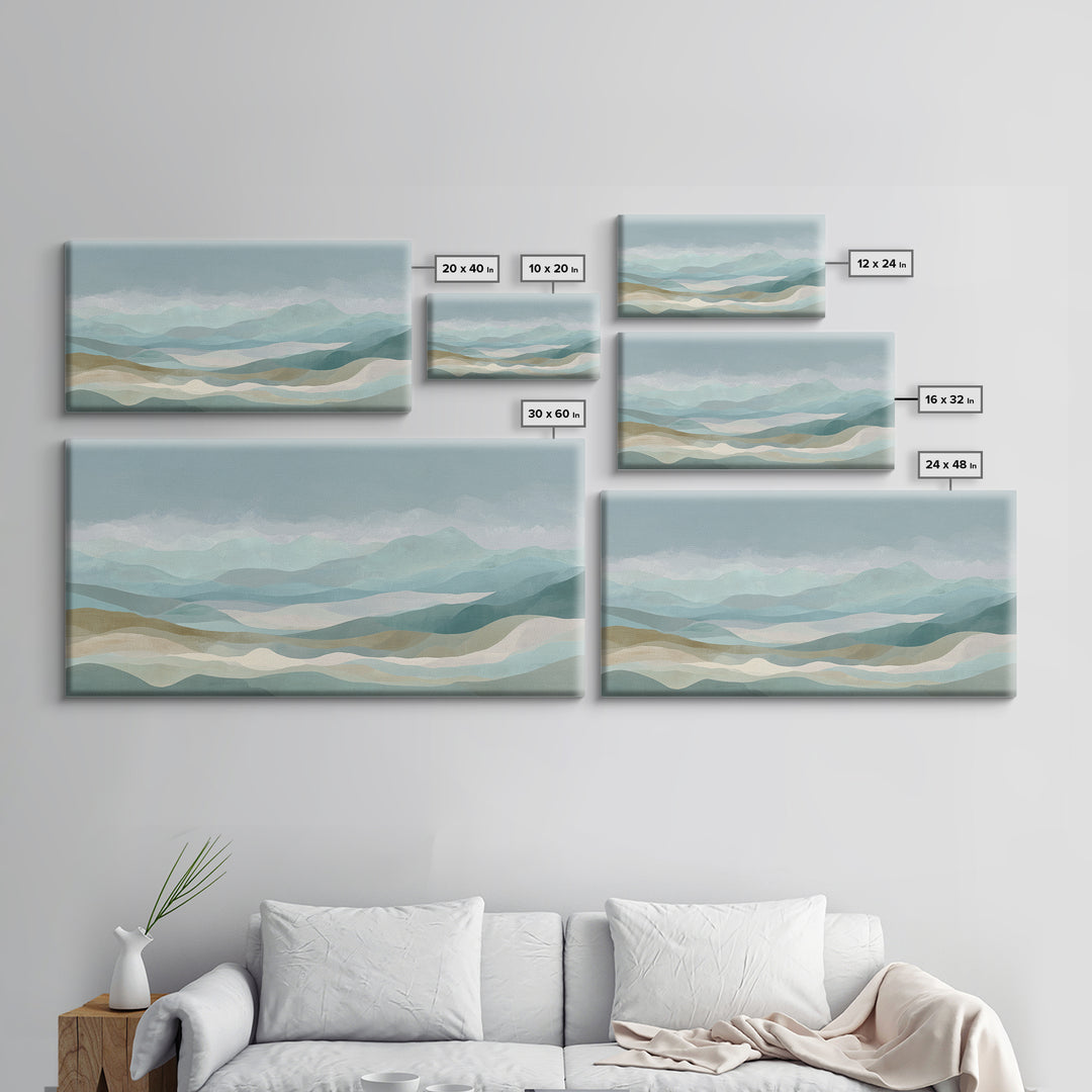 Simple Line Figure Framed Canvas Print, Medical Office Art, Fine Art Print, Office Decor, Fine Art, Calm, Wall Decor, MOA-2x1-38