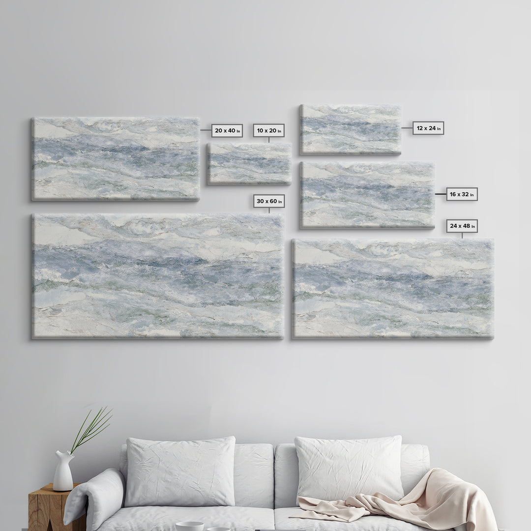 Subtle Marble Texture Canvas Print, Medical Office Art, Printable Wall Art, Office Decor, Oil Painting, Calm, Anatomy Wall Art, MOA-2x1-39