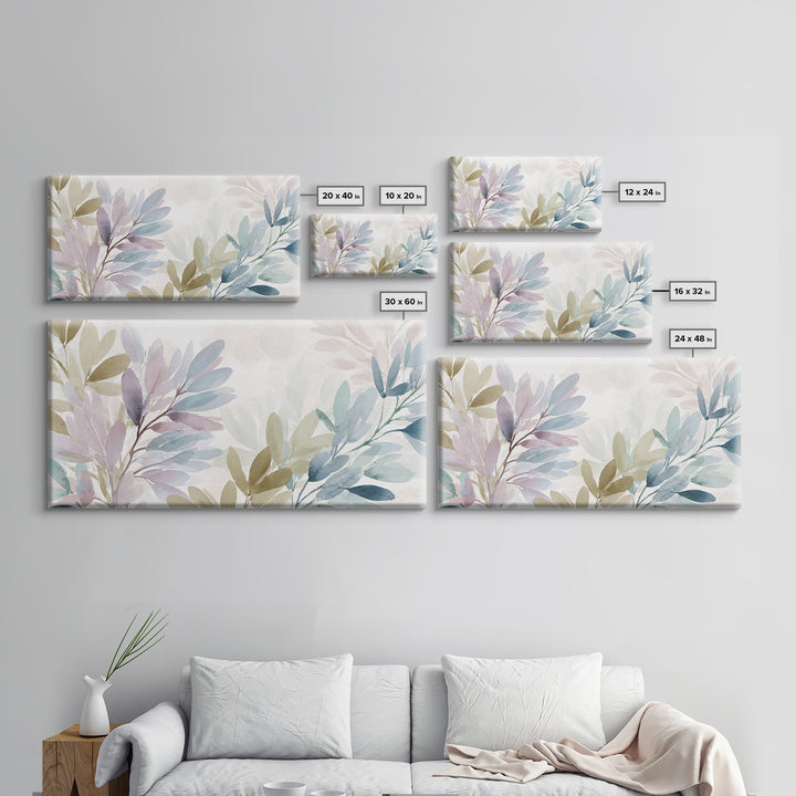 Lavender Botanical Still Life Framed Canvas Print, Medical Office Art, Office Decor, Calm, Brain Poster, Healthcare Wall Art, MOA-2x1-65