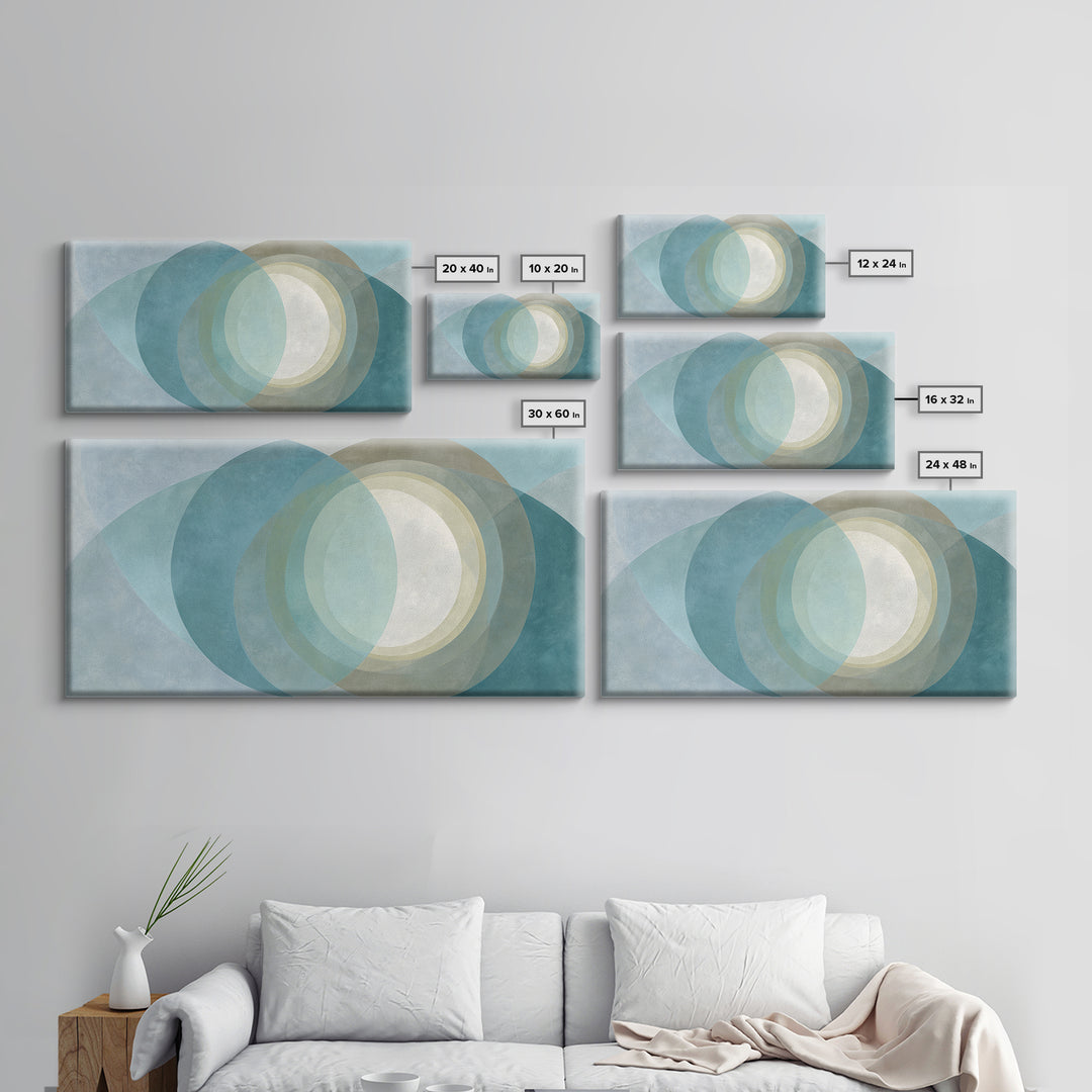 Abstract Healing Spiral Framed Canvas Print, Medical Office Art, Contemporary Art, Office Decor, Fine Art, Calm, Animal Art, MOA-2x1-83