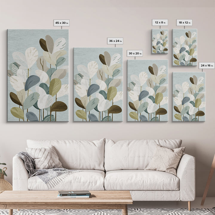 Clean Geometric Composition Framed Canvas Print, Medical Office Art, Room Decor, Office Decor, Abstract Art, Calm, MOA-2x3-18