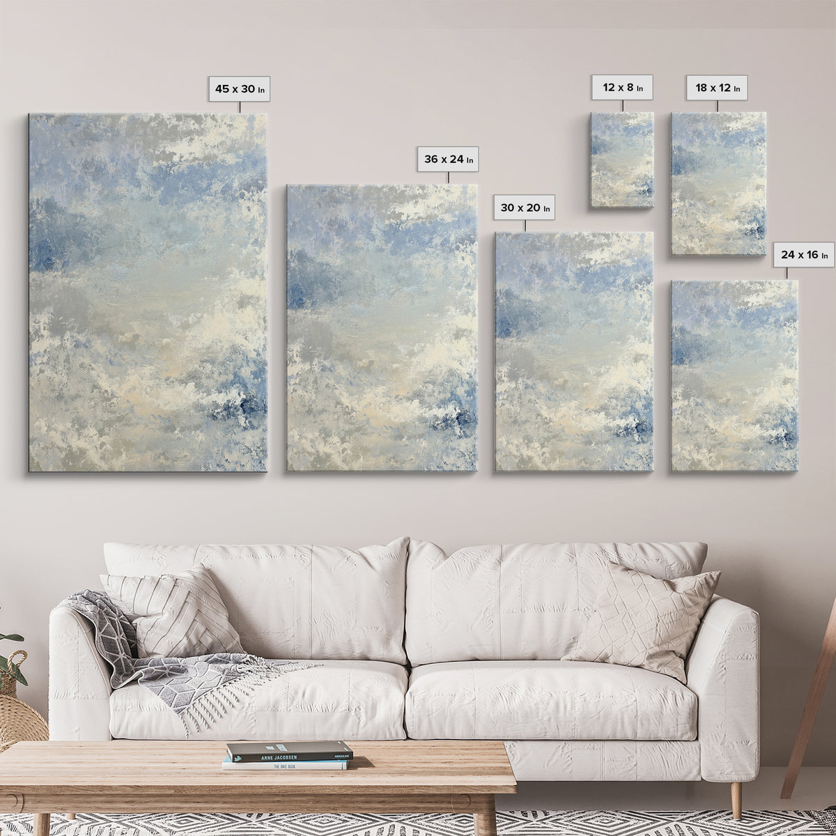 Subtle Marble Texture Framed Canvas Print, Medical Office Art, Printable Art, Office Decor, Fine Art, Calm, Medical Wall Art, MOA-2x3-75