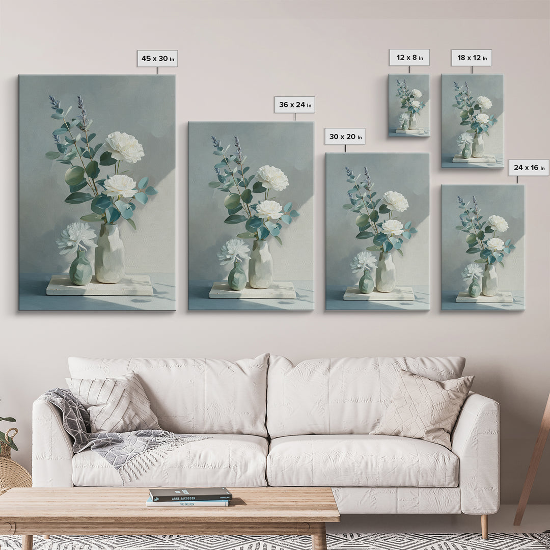Lavender Botanical Still Life Canvas Print, Medical Office Art, Printable Card, Office Decor, Fine Art, Calm, School Nurse Art, MOA-2x3-77