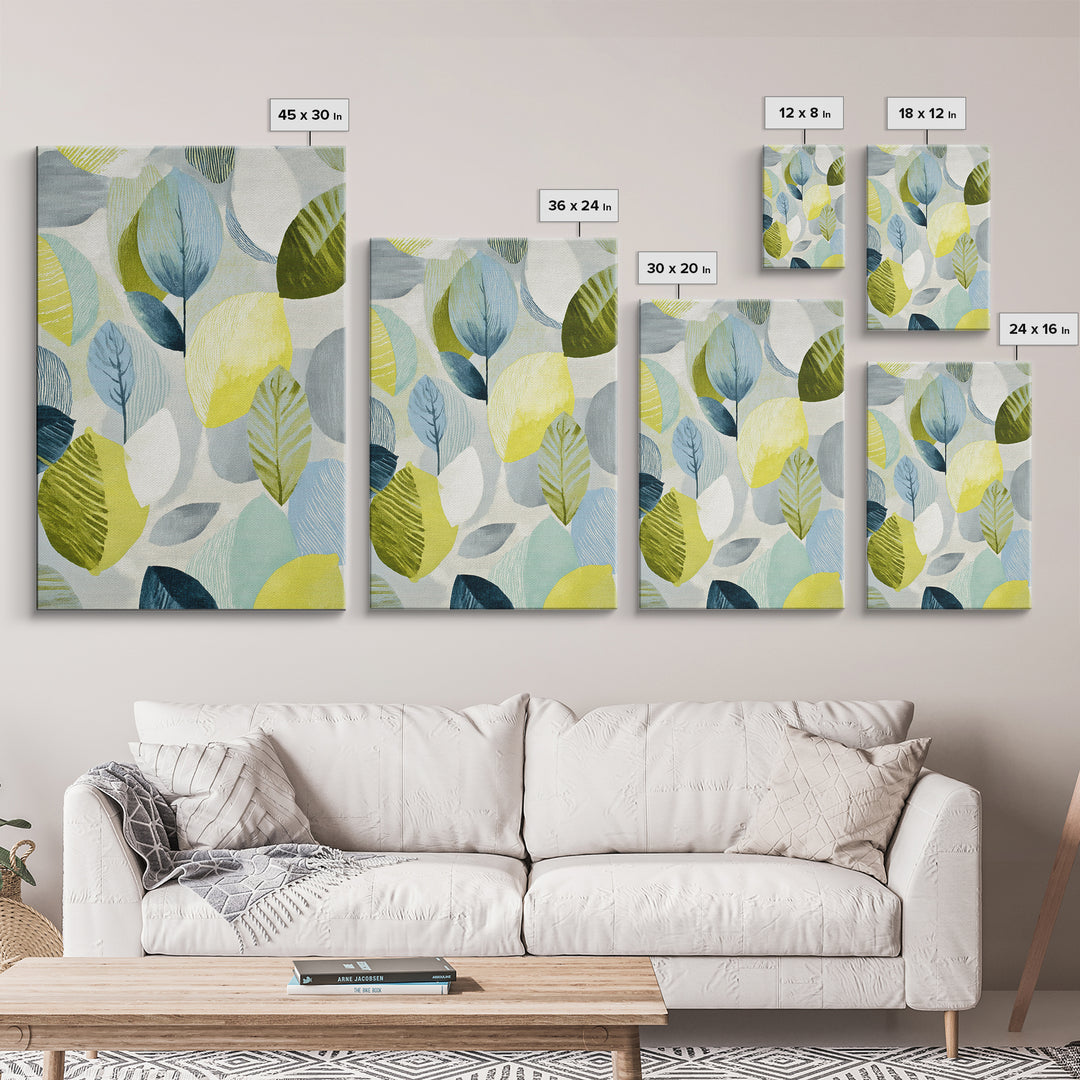 Fresh Citrus and Leaves for Bright Optimism Framed Canvas Print, Medical Office Art, Anatomy Poster, Office Decor, Oil Painting, MOA-2x3-8