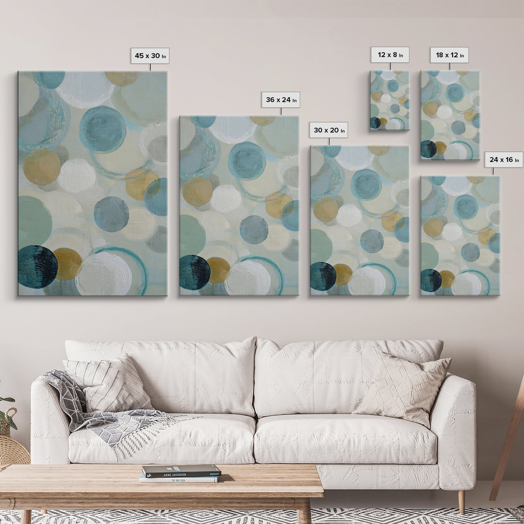 Abstract Cells and Circles as Soothing Pattern Canvas Print, Medical Office Art, Medical Office Decor, Office Decor, Calm, MOA-2x3-85