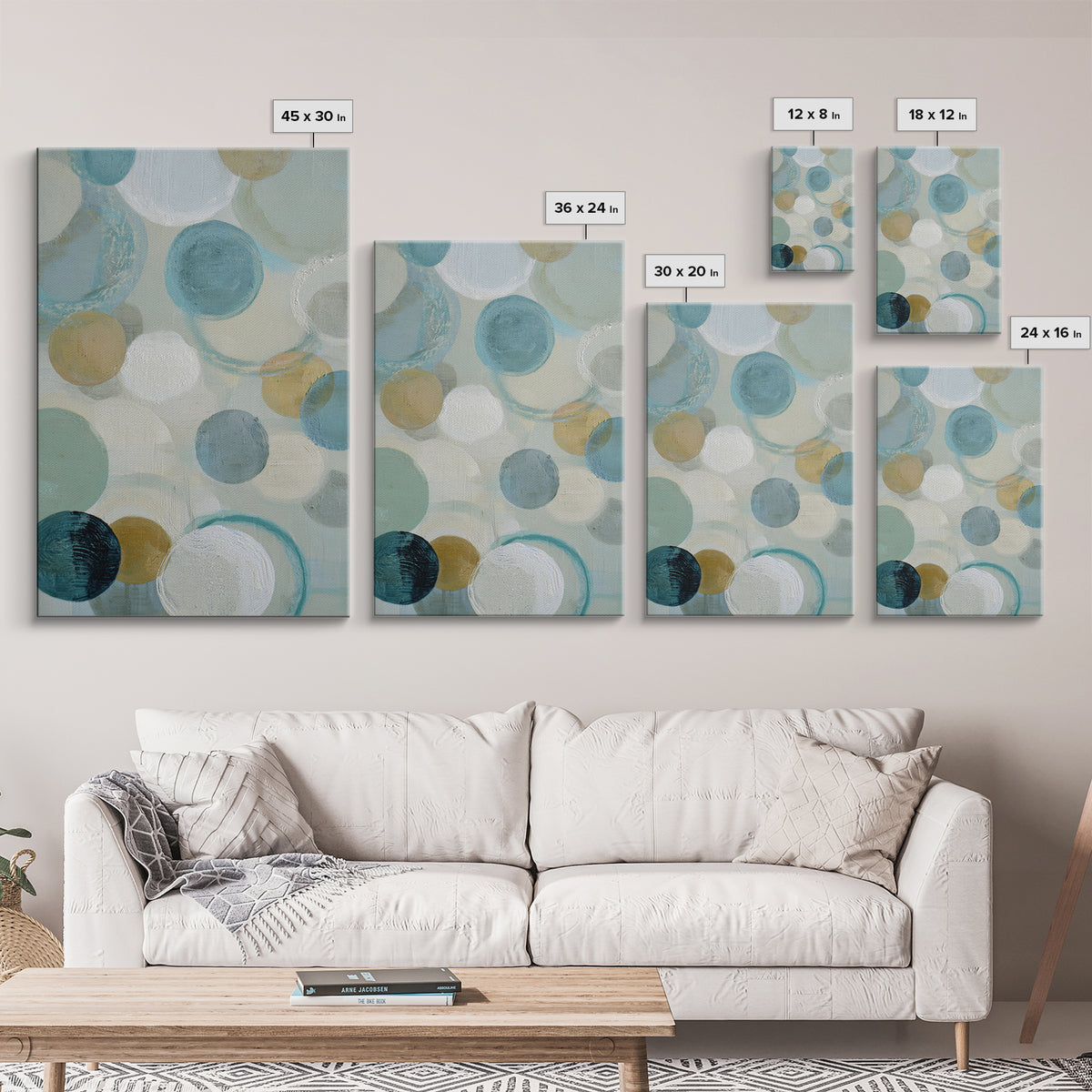 Abstract Cells and Circles as Soothing Pattern Canvas Print, Medical Office Art, Medical Office Decor, Office Decor, Calm, MOA-2x3-85