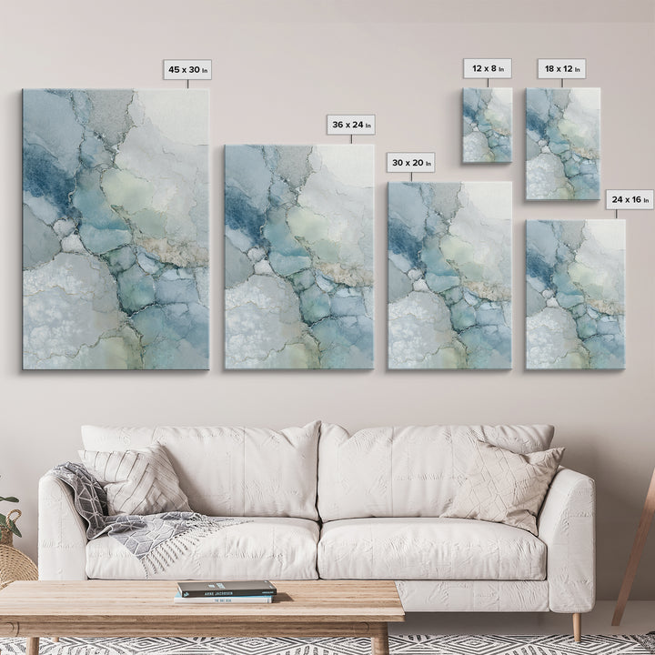 Subtle Marble Texture Canvas Print, Medical Office Art, Printable Card, Office Decor, Fine Art, Calm, School Nurse Art, MOA-2x3-99