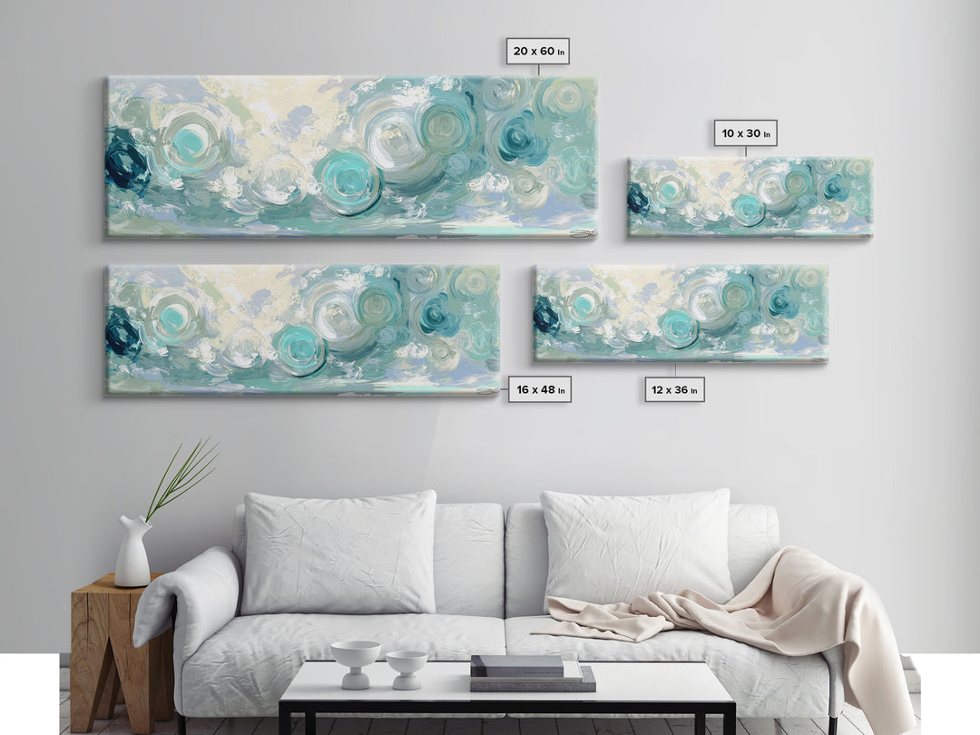 Abstract Healing Spiral Framed Canvas Print, Medical Office Art, Contemporary Art, Office Decor, Fine Art, Calm, Animal Art, MOA-3x1-55