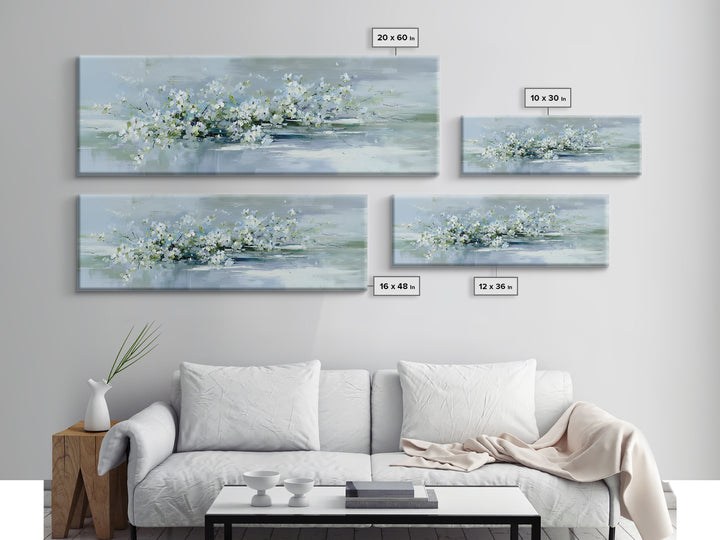 Lavender Botanical Still Life Canvas Print, Medical Office Art, Anatomy Art, Office Decor, Watercolor Art, Calm, MOA-3x1-61