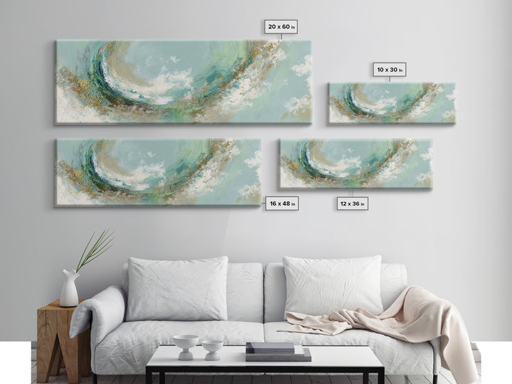 Abstract Healing Spiral Framed Canvas Print, Medical Office Art, Dental Office Decor, Office Decor, Abstract Art, Calm, MOA-3x1-79
