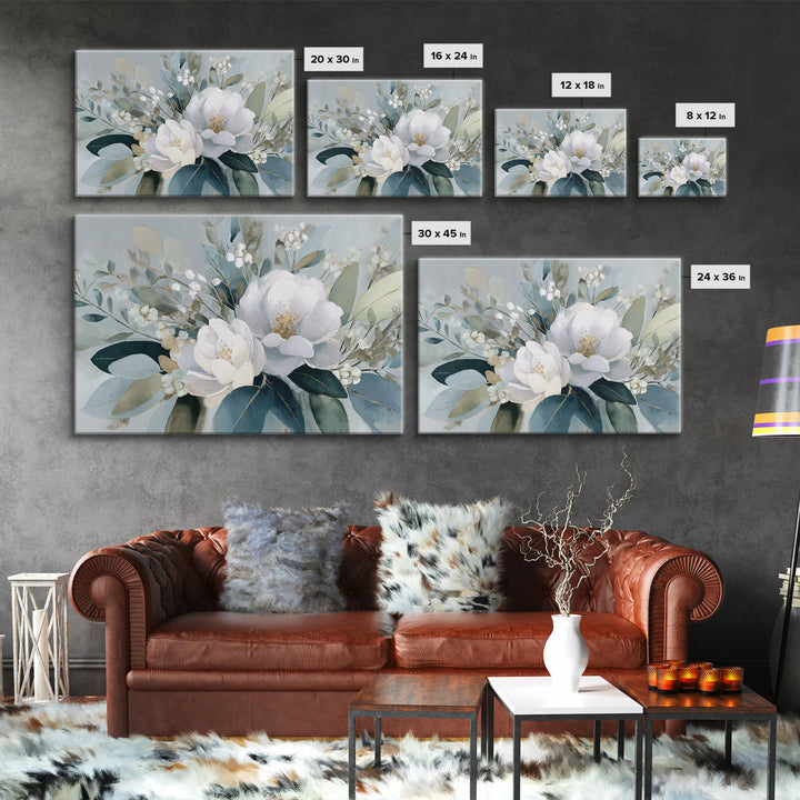 Lavender Botanical Still Life Canvas Print, Medical Office Art, Heart Anatomy Print, Office Decor, Oil Painting, Calm, MOA-3x2-49