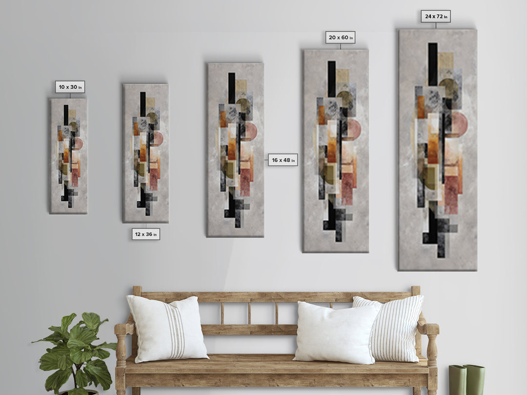 Black Ink Abstract Canvas Print, Monochrome Art, Luxury Decor, Living Room Decor, Abstract Art, Mono, Printable Wall Art, MON-1x3-90