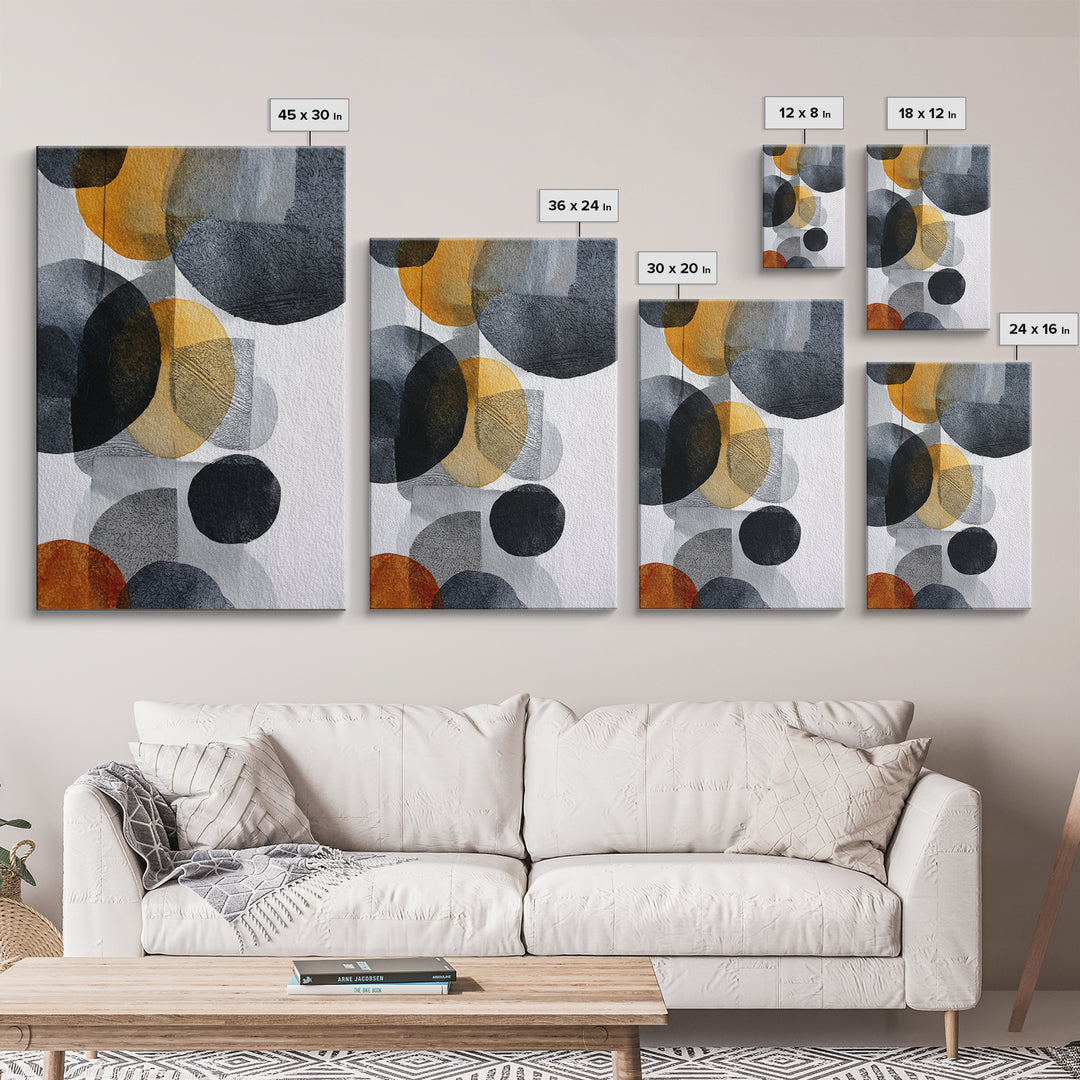 Black Ink Abstract Canvas Print, Monochrome Art, Luxury Decor, Living Room Decor, Abstract Art, Mono, Printable Wall Art, MON-2x3-14