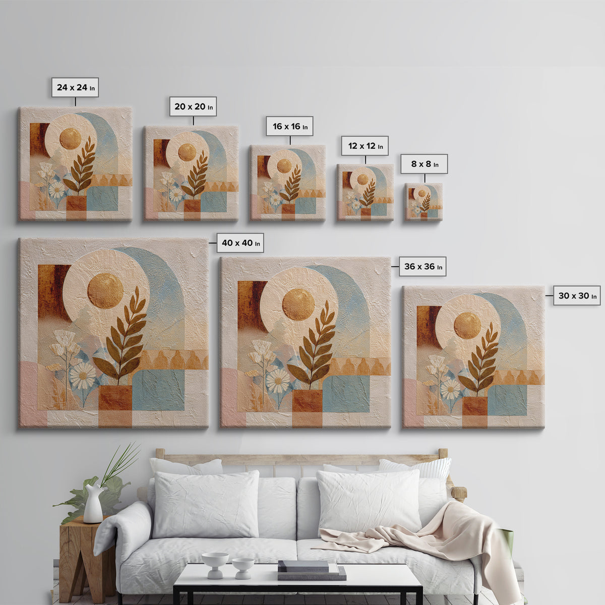 Camel Silhouette Beneath Crescent Moon Canvas Print, Moroccan Art, Modern Decor, Living Room Decor, Fine Art, Marrakesh, MOR-1x1-59