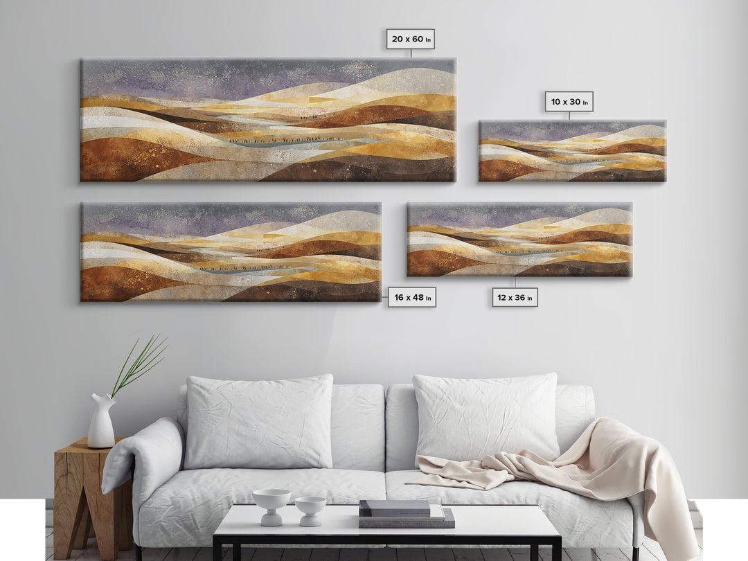 Sahara Dune Waves Canvas Print, Moroccan Art, Neutral Decor, Living Room Decor, Fine Art, Marrakesh, Wall Decor, Art Prints, MOR-3x1-36