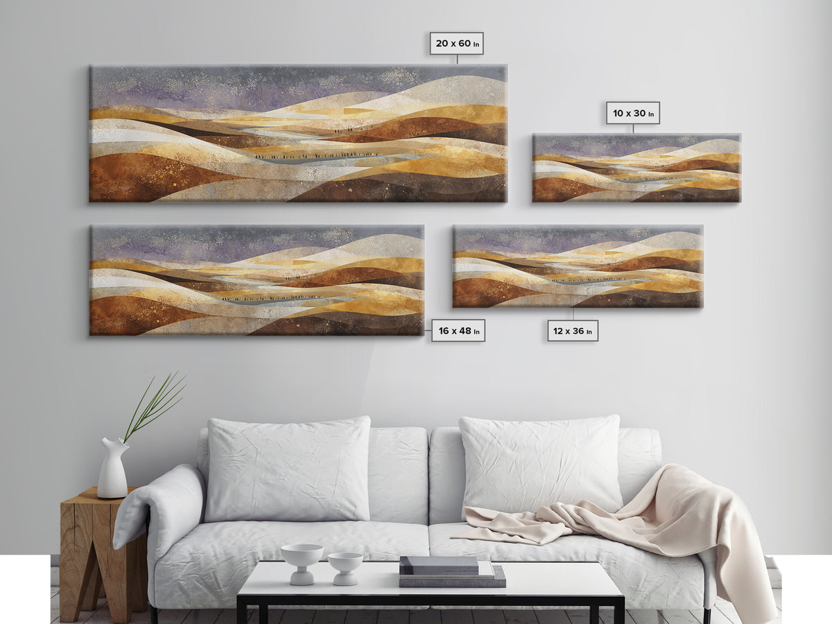 Sahara Dune Waves Canvas Print, Moroccan Art, Neutral Decor, Living Room Decor, Fine Art, Marrakesh, Wall Decor, Art Prints, MOR-3x1-36
