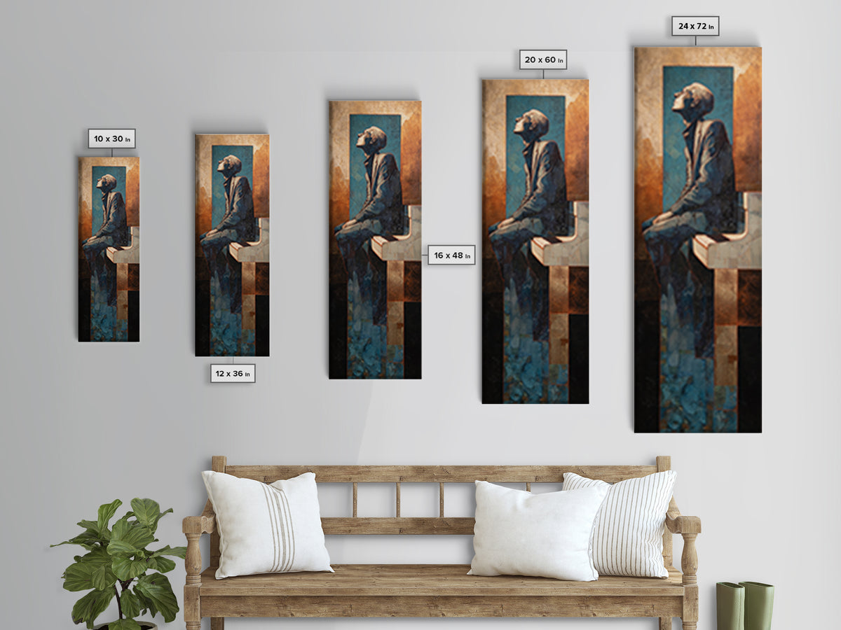 Synthesizer Knobs and Neon Reflections Framed Canvas Print, Music Studio Art, Music Lover Gift, Studio Decor, Fine Art, Rhythm, MSA-1x3-46