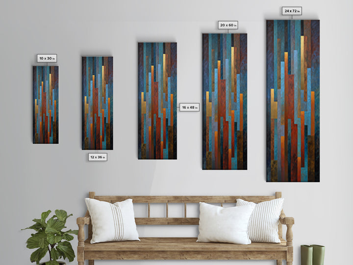 Abstract Rhythm Lines Like Painted Music Canvas Print, Music Studio Art, Music Poster, Studio Decor, Fine Art, Rhythm, MSA-1x3-59