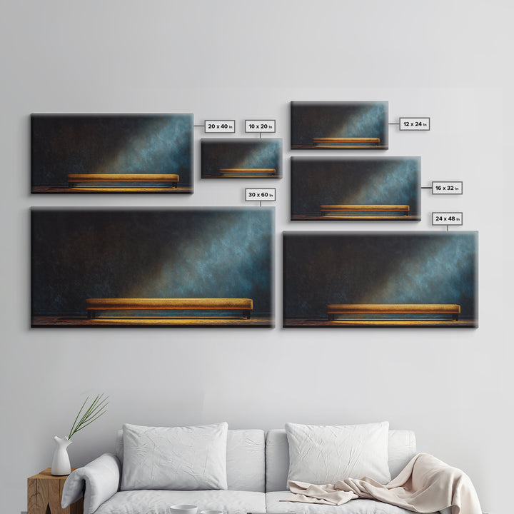Soundproof Foam Pattern Transformed into Art Canvas Print, Music Studio Art, Minimalist Decor, Studio Decor, Rhythm, MSA-2x1-15