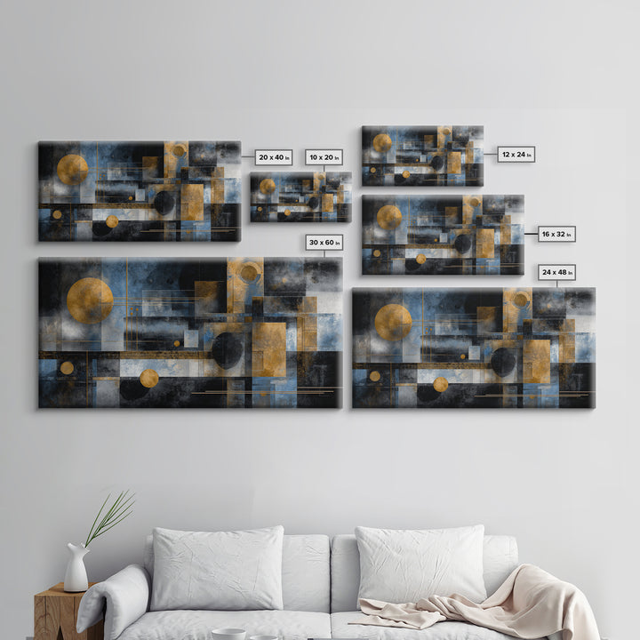 Album Cover Abstract Grid Canvas Print, Music Studio Art, Room Decor, Studio Decor, Abstract Art, Rhythm, Printable Art, MSA-2x1-62