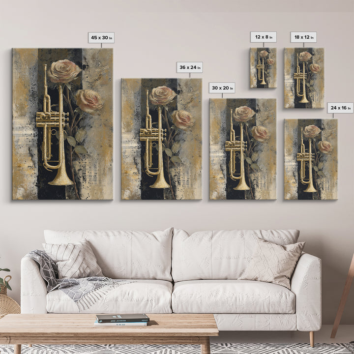 Headphones Around a Glowing Record Canvas Print, Music Studio Art, Painting from Photo, Studio Decor, Fine Art, Rhythm, MSA-2x3-91