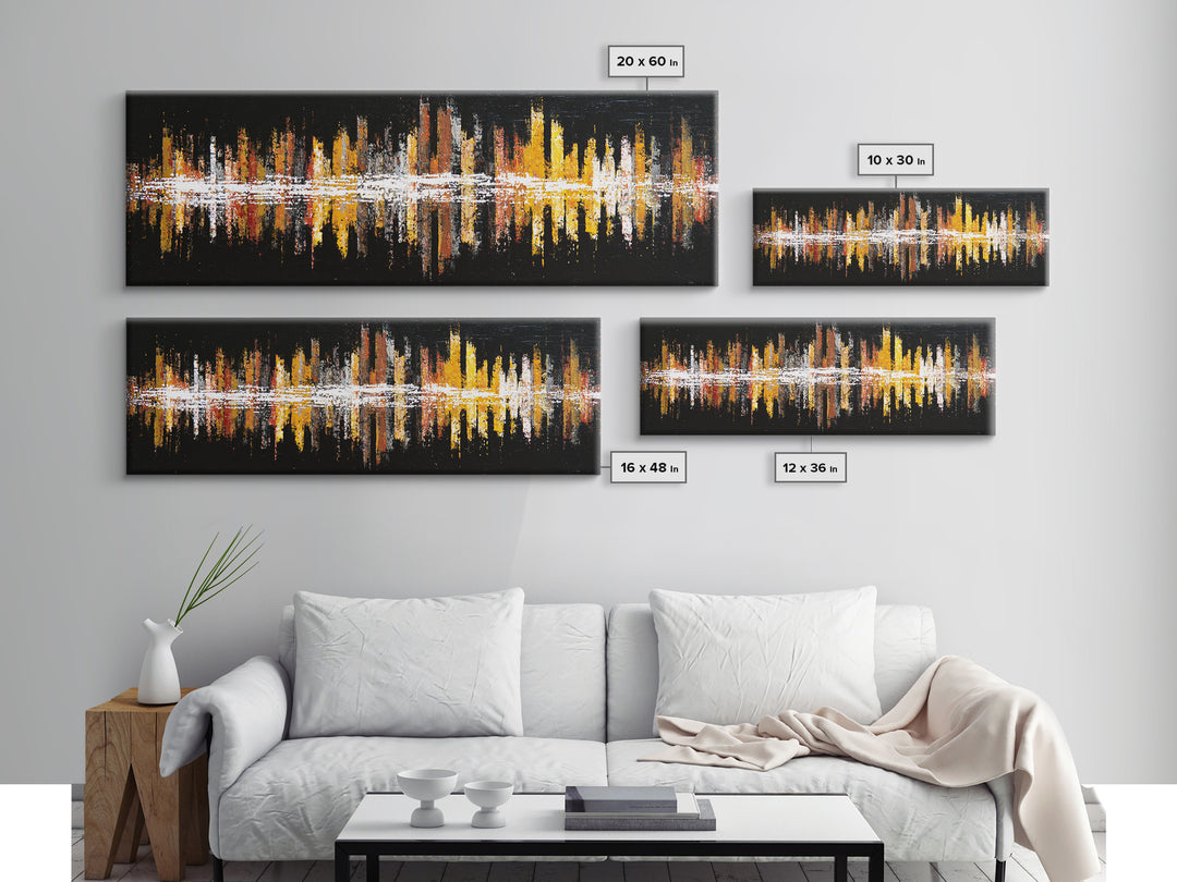 Abstract Rhythm Lines Like Painted Music Canvas Print, Music Studio Art, Fine Art Print, Studio Decor, Fine Art, Rhythm, MSA-3x1-39