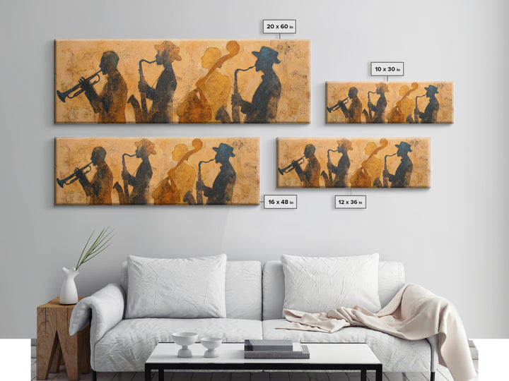 Abstract Sound Wave Canvas Print, Music Studio Art, Metal Wall Art, Studio Decor, Rhythm, Music Posters, Watercolor Print, MSA-3x1-92