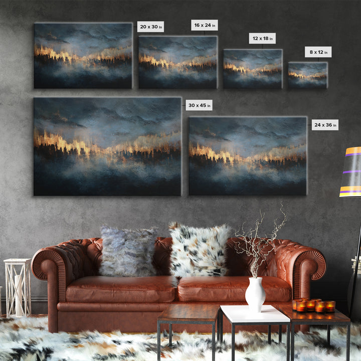 Abstract Rhythm Lines Like Painted Music Canvas Print, Music Studio Art, Music Wall Art, Studio Decor, Abstract Art, Rhythm, MSA-3x2-3