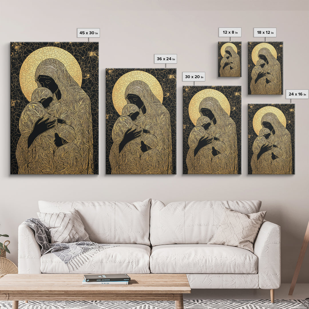 Hermes Greek God Leaping, Mythology Divine Messenger, Canvas Gold Art Print, Ancient Greek Wall Decor, Real Wood Frame