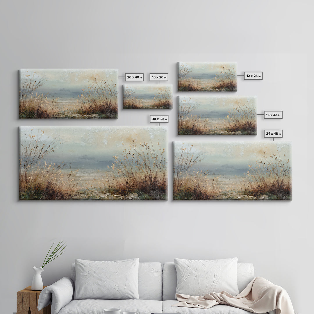 Bees Circling Lavender Blossoms Framed Canvas Print, Nature Art, Printable Wall Art, Living Room Decor, Fine Art, Nature, NAT-2x1-91
