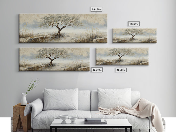 Tree of Life Canvas Print, Nature Art, Luxury Decor, Living Room Decor, Fine Art, Nature, Mushroom, Printable Wall Art, NAT-3x1-31