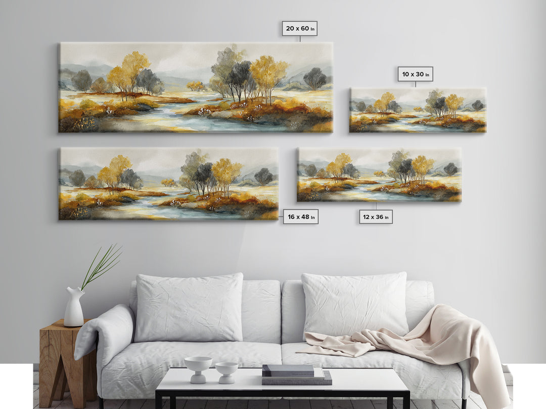 Mushroom Cluster in Enchanted Woodland Canvas Print, Nature Art, Textured Painting, Living Room Decor, Oil Painting, Nature, NAT-3x1-95