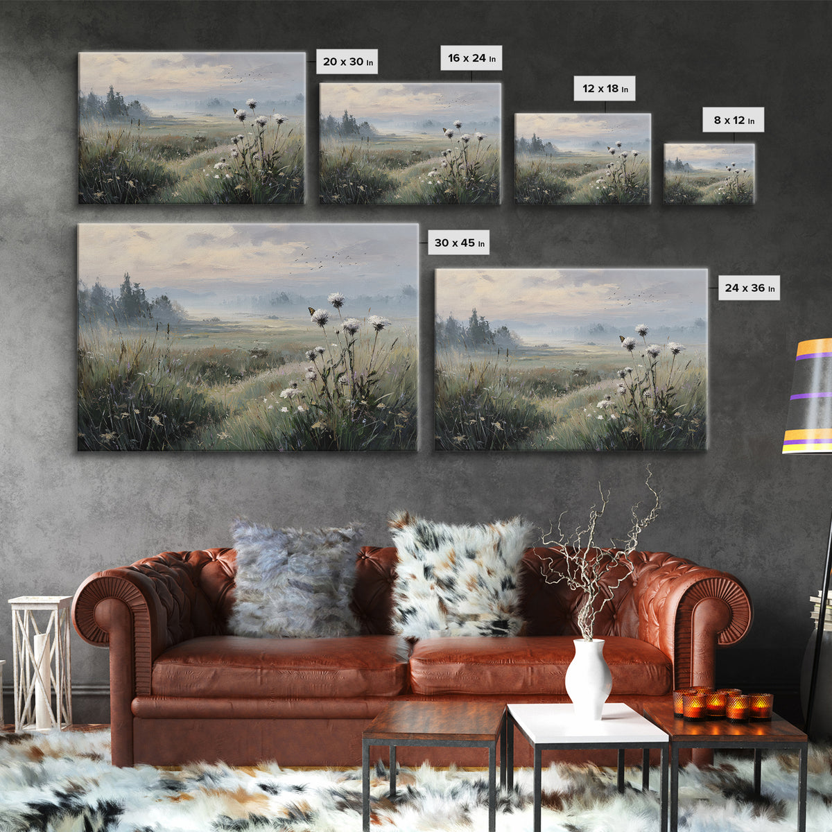 Butterfly Resting on a Blooming Thistle Canvas Print, Nature Art, Modern Wall Art, Living Room Decor, Fine Art, Nature, NAT-3x2-32