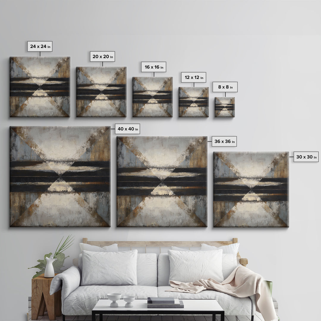 Monochrome Bridge Structure Canvas Print, Office Art, Neutral Decor, Office Decor, Fine Art, Focus, Wall Art, Home Decor, OFF-1x1-82