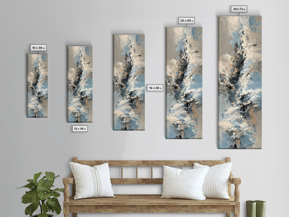 Abstract Upward Movement Symbolizing Growth Canvas Print, Office Art, Bedroom Wall Art, Office Decor, Fine Art, Focus, OFF-1x3-42